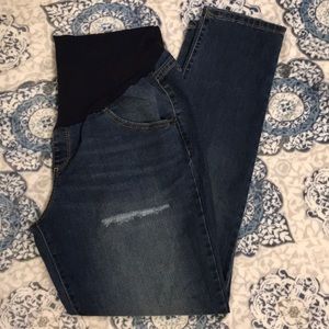 Maternity Skinny Jeans Full Belly Panel
